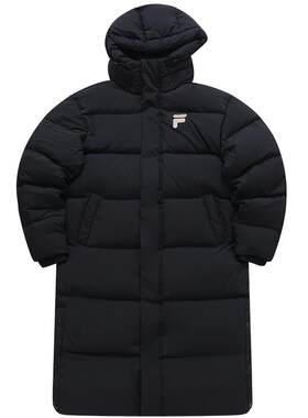 情侣羽绒服Fila保暖连帽