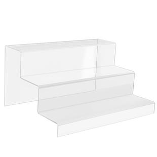 亚克力盲盒展示架收纳透明阶梯置物架简约手办摆件多层架子模型柜