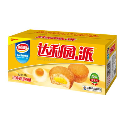 达利园蛋黄派早餐整箱面包蛋糕
