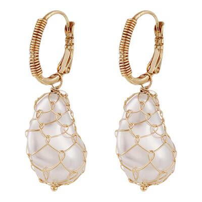 明星同款2025新款巴洛克珍珠耳环