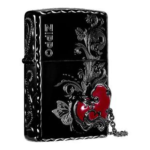 zippo打火机情连心畔 防风煤油火机贴章情人节礼物新年女生送男生