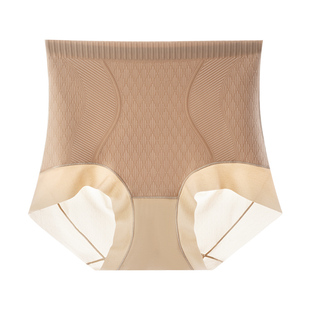 夏谷奈高腰内裤女2025新款收腹提臀舒适透气10A抗菌塑身美体裤SJ