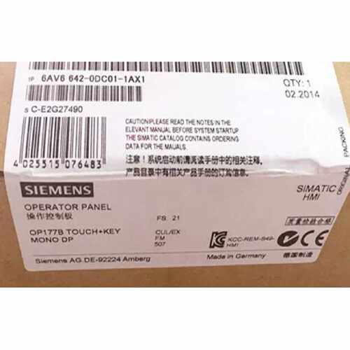 议价西门子6AV6642-0DC01-1AX1STN 显示屏6AV66420DC011AX原装议