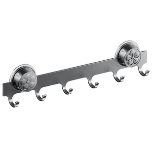 吸盘挂钩免打孔强力承重浴室毛巾架卫生间置物架厕所门后挂衣架