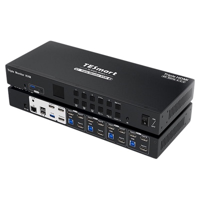 TESmart碲视4进3出KVM切换器