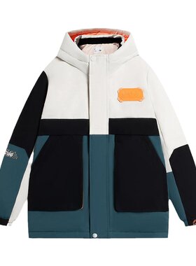 李宁儿童常规中长保暖运动羽绒服