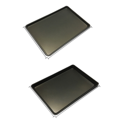 不沾烤盘长方形60x40不粘镀铝盆商用烤箱用面包蛋糕加厚烘焙模具