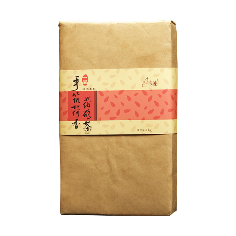 肖鸿手筑荷香茯砖茶1000克/盒