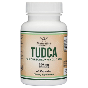 tudca胆汁盐补充剂胆汁酸人用美国double wood胆酸盐胶囊进口正品