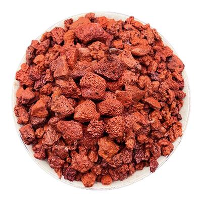 天然火山石颗粒红火山岩底砂多肉兰花石鱼缸专用营养土滤材铺面石