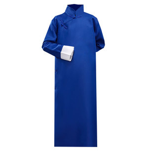 儿童相声演出服大褂小学生民国长衫马褂长袍舞蹈服说书人表演服装