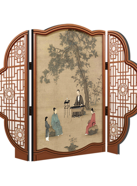 中古风可折叠客厅桌面摆件