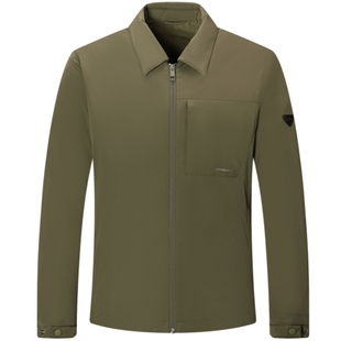 七匹狼翻领短款羽绒服男士2025冬季新款休闲防风保暖夹克外套男装