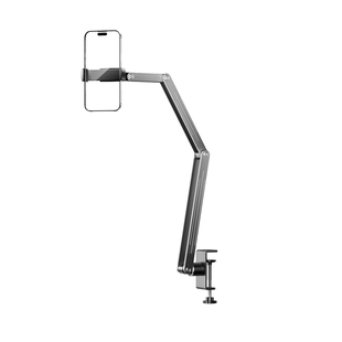 年度新品【全铝合金】手机支架桌面悬臂支架360度旋转可折叠伸缩平板iPd通用床头懒人支架磁吸多功能追剧直播