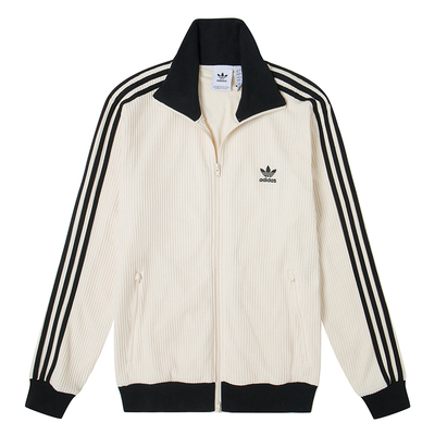 Adidas/阿迪达斯官方正品 三叶草男女同款透气时尚立领外套JW0109