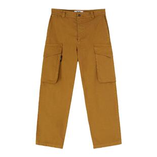 MSGM早春男士百搭潮流纯色纯棉休闲工装裤口袋实用直筒长裤