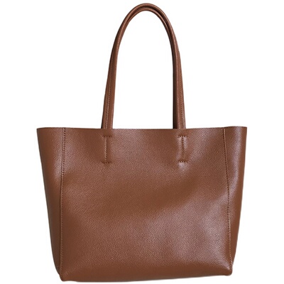 轻便通勤小号托特包头层牛皮软皮