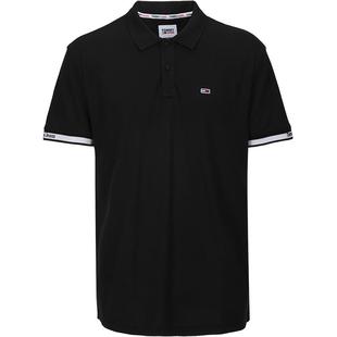 TOMMY汤米男士2025新款夏季纯棉潮流T恤短袖polo衫高端休闲上衣男