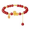周大生马上有财红玛瑙手链