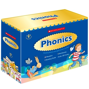 美国学乐英语自然拼读分级读本36本套装 Scholastic Phonics 英文原版书 儿童分级阅读 进口英语书 英文点读版 可配合点读笔