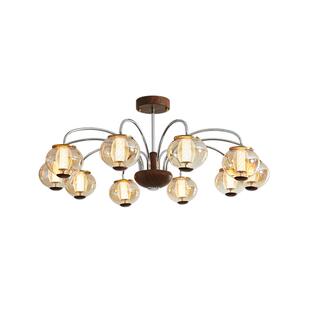 全光谱云蝶法式中古卧室吊灯美式复古餐厅灯中古风书房客厅灯具