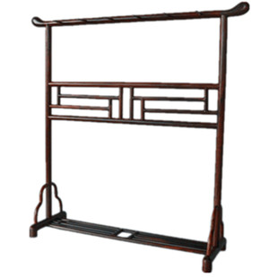 红木毛笔架实木毛笔架子笔挂红酸枝明式笔架笔挂文房四宝书法用品