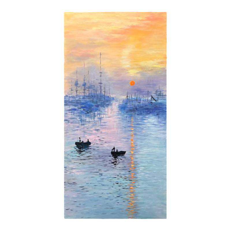 白鹿艺术莫奈手绘油画大芬油画村
