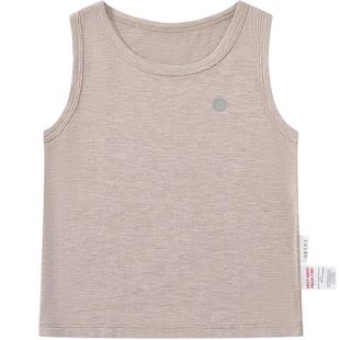 Griny夏季宝宝家居服薄款内穿背心竹纤维儿童男童女童短裤