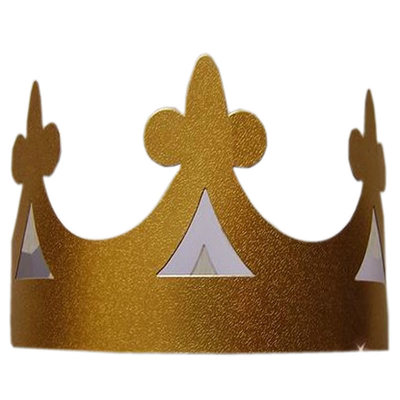 节庆派对用品可调整大小金色皇冠