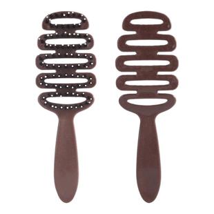 松塔猪鬃护发梳发顶蓬松神器按摩头部顺发排骨梳网红梳子女士专用