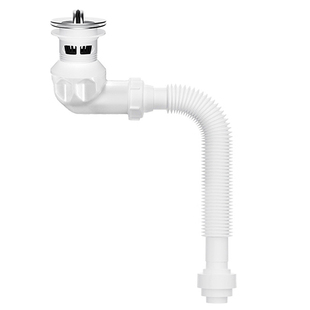 陶瓷洗脸盆超短下水器 洗手盆90度转弯节省空间防臭排水管去水头