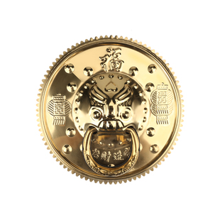 不锈钢狮子头麒麟兽头门环仿古虎头拉手大门装饰门环复古门把手