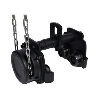 沪工防撞手拉小车工字钢轨道滑轮手拉葫芦小车1T2T3T配件单轨跑车