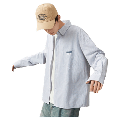 2023夏季长袖长袖衬衫唐狮