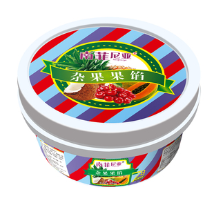 杂果果肉馅蛋糕披萨夹心椰果菠萝木瓜果馅果酱水果粒烘焙原料商用