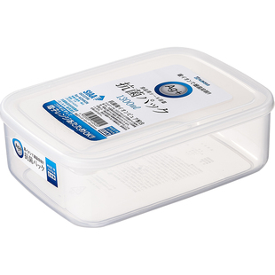 日本进口抗菌冰箱收纳盒食品级保鲜盒冷冻室专用整理神器储藏盒子