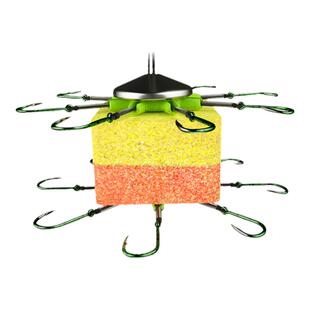 新款大物翻板钩套装抛竿爆炸鱼钩方块饵料翻版鱼勾八爪盘钩伊势尼