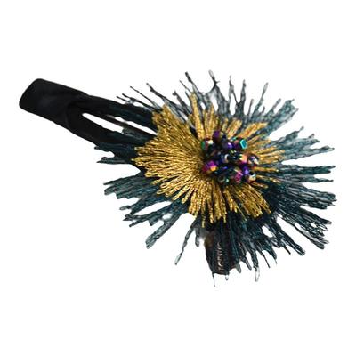 韩国进口手工串珠花朵头饰刘海夹