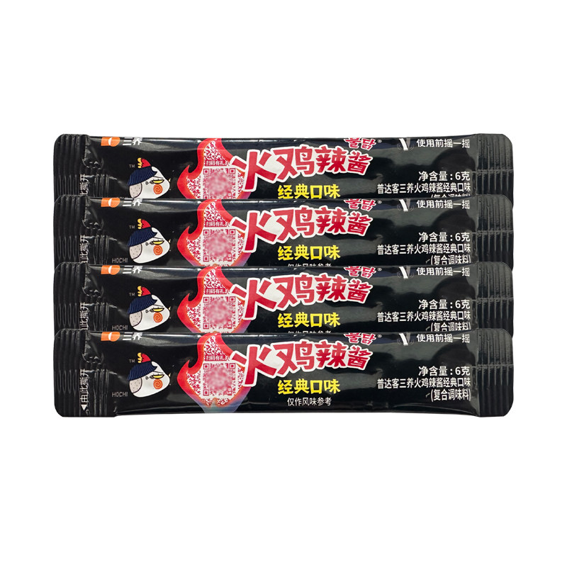 三养火鸡辣酱6g/小条袋装条装韩式拌面酱独立小包装韩国原装进口