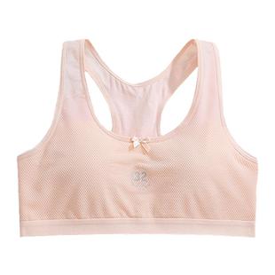 女童发育期小背心防凸点纯棉中学生专用青春期文胸护胸内衣缩胸衣