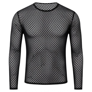 纯色渔网镂空宽松透气上衣Loose and breathable fishing net top