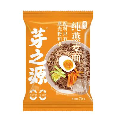 芽之源纯燕麦面非油炸免煮方便面