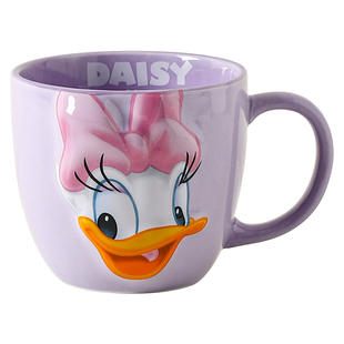 川岛屋迪士尼陶瓷马克杯子家用喝水儿童牛奶杯办公室咖啡杯早餐杯