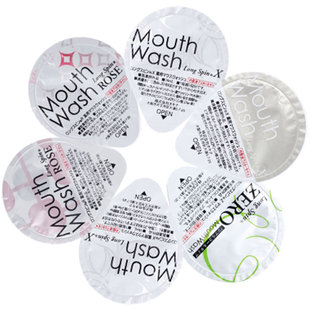 日本okina漱口水mouth wash一次性果冻装longspin便携装接吻神器