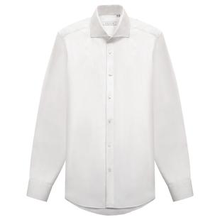 CULTUM意式商务休闲温莎领衬衫男长袖百搭易打理纯色修身正装衬衣