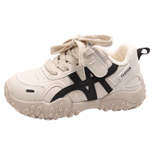 2026新款儿童防水运动鞋冬春季软底防滑跑步鞋男女童加绒保暖棉鞋