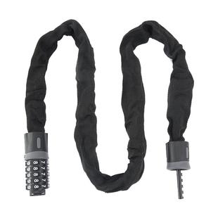 自行车锁山地车5位密码锁防盗锁链条锁电动摩托车密码链锁加长粗