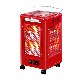 五面取暖器烧烤型四面电烤炉家用速热静音防烫电暖器小太阳电暖炉