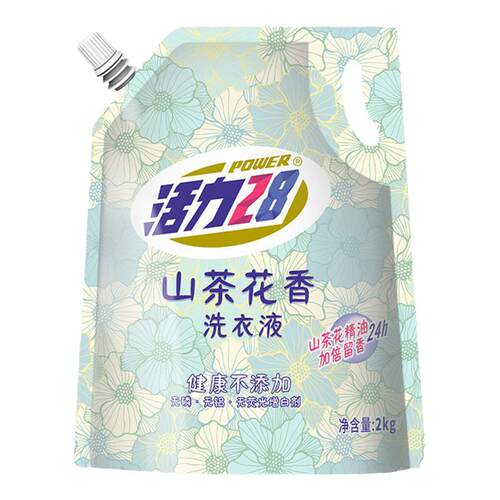 活力28山茶花香洗衣液去污渍持久留香家用实惠装官方旗舰店正品