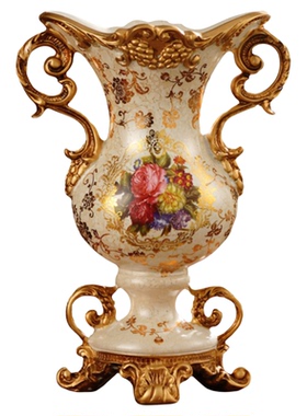 轻奢艺术高级感进门玄关花瓶摆件